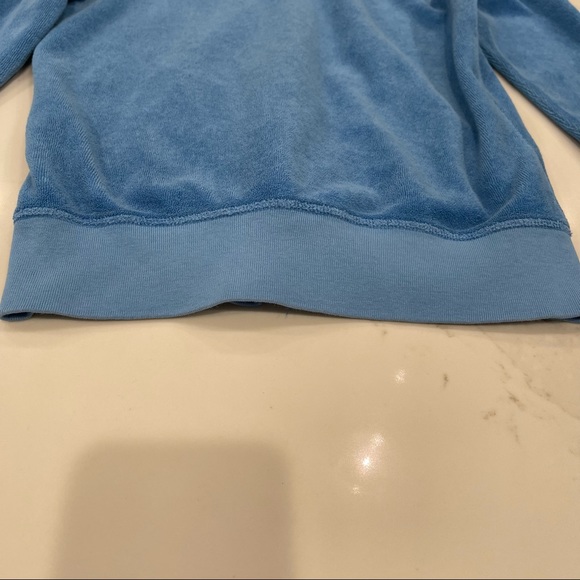 Juicy Couture blue terry cloth zip up hoodie with silver “J” - Picture 11 of 16